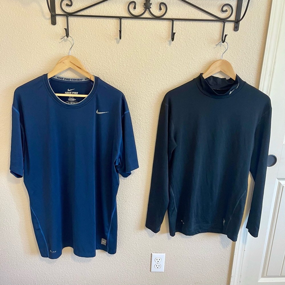 Nike Men's Blue Dri-FIT Shirts